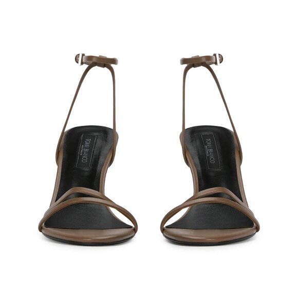 Tony Bianco Mariah Sandals in Liqueur Brown 8 Womens Leather High Heels - Picture 13 of 14